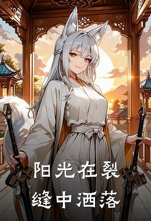 阳光在裂缝中洒落